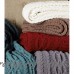 Brielle Chenille Chunky Cable Knit Throw BRLL1330